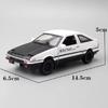 Масштаб 1/32 AE86 Initial D Модель Автомобиля Игрушка Сплав Литье под Давлением Звук Свет Оттяжка Классическая Симуляция Коллекция Моделей Транспортных Средств для Ребенка
