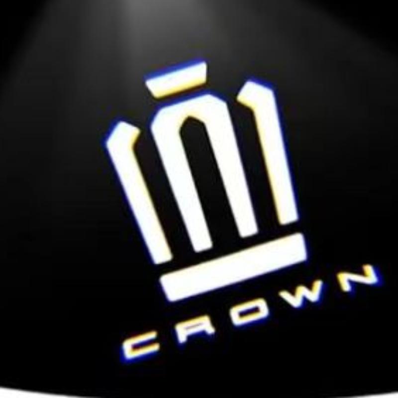 2Pcs Led For Toyota Crown S170 S180 S200 S210 Royal Projector Car Decor Welcome Door Lights Puddle Lamp Sticker Accessories