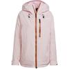 Terrex Полосатая повседневная удобная куртка с капюшоном женская куртка розового цвета GQ5201