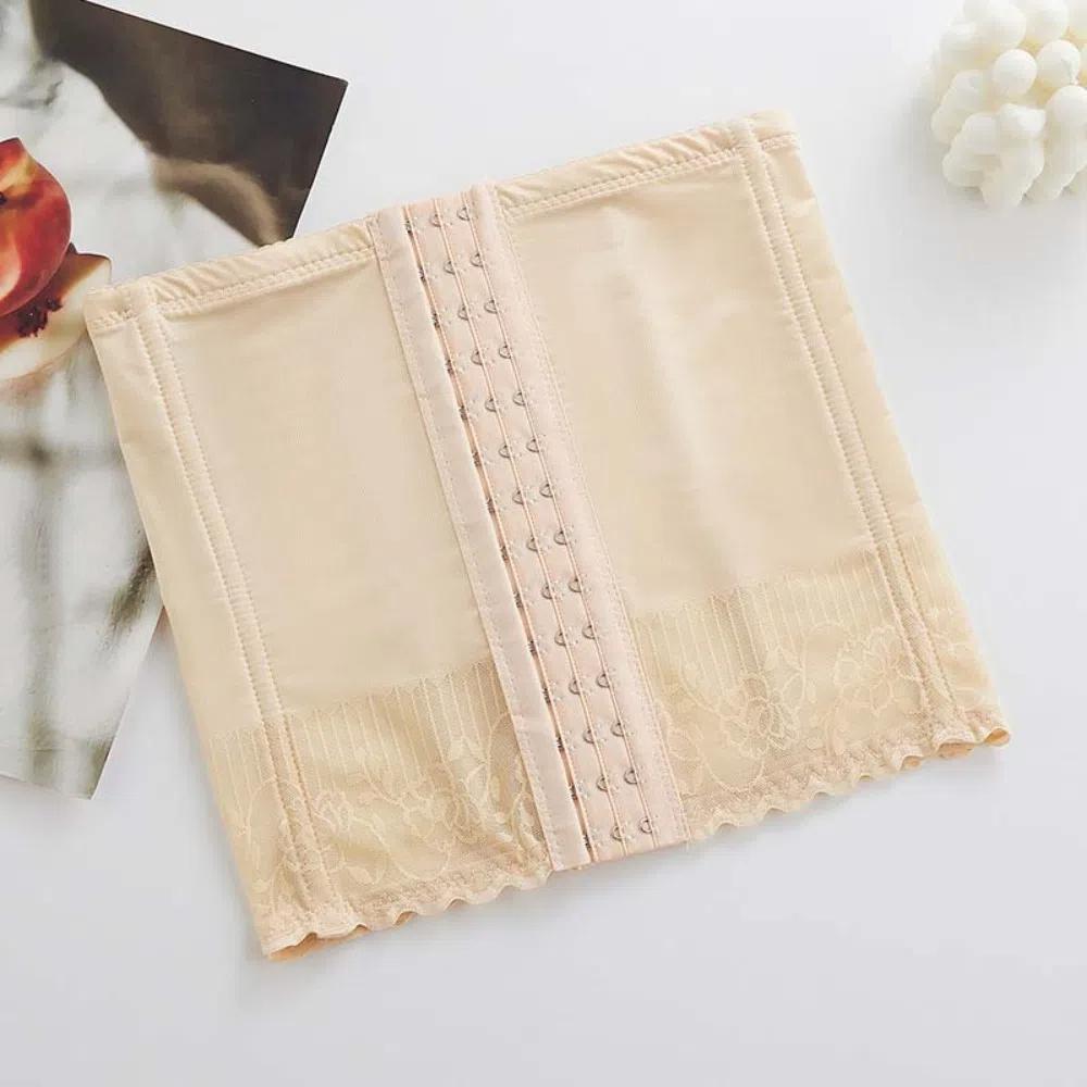 Большой размер Тренажер для талии Бесшовный Кружевной Цветочный Формирователь Эластичное Утягивающее Белье Послеродовое