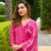 Indian Pakistani Salwar Kameez Party Wear Women Cotton Rayon Kurta Palazzo Dupatta Set Top Tunic