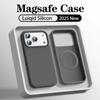 Official Original Liquid Silicone Magnetic Phone Case For iPhone 17 Air 16 15 14 Plus 13 12 Pro Max 17Pro For Magsafe Soft Cover