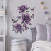 Нарисованные цветы бабочки спальня гостиная вход домашний фон украшение настенные наклейки