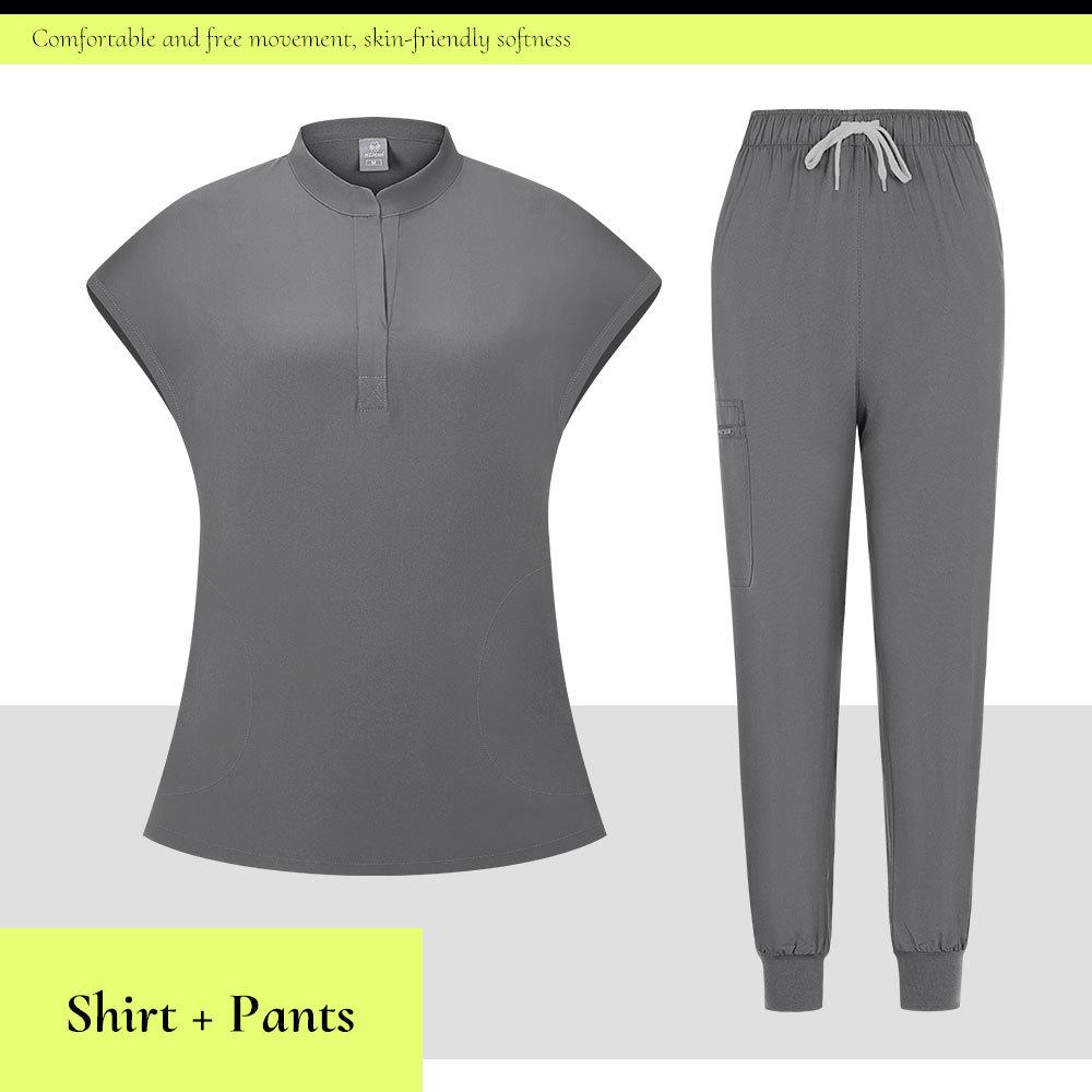 Эластичная быстросохнущая медицинская униформа для мужчин и женщин: Больничный, Стоматологический и Сестринский