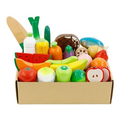 Puddy Directly Managed Limited First Play Food Set Магнитная деревянная игрушка Развивающая игрушка в подарок [Деревянный предмет]