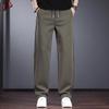 Мужские повседневные брюки JIELEINUO свободного кроя, прямые, в стиле хай-стрит