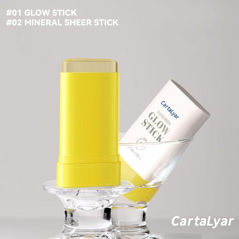 CartaLyar - Светящийся полупрозрачный стик-солнцезащитное средство SPF50 PA++++ - 2 типа
