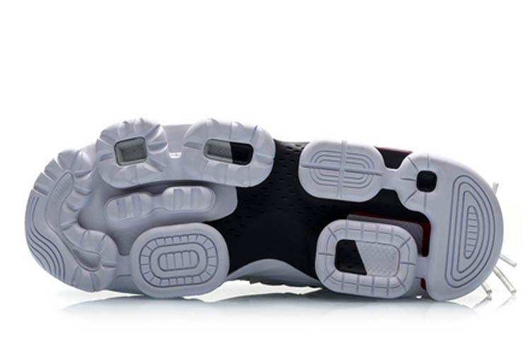 Li Ning CF Comfortable Non slip Lightweight Mid top Casual Shoes Unisex Gray White AGCP339-4