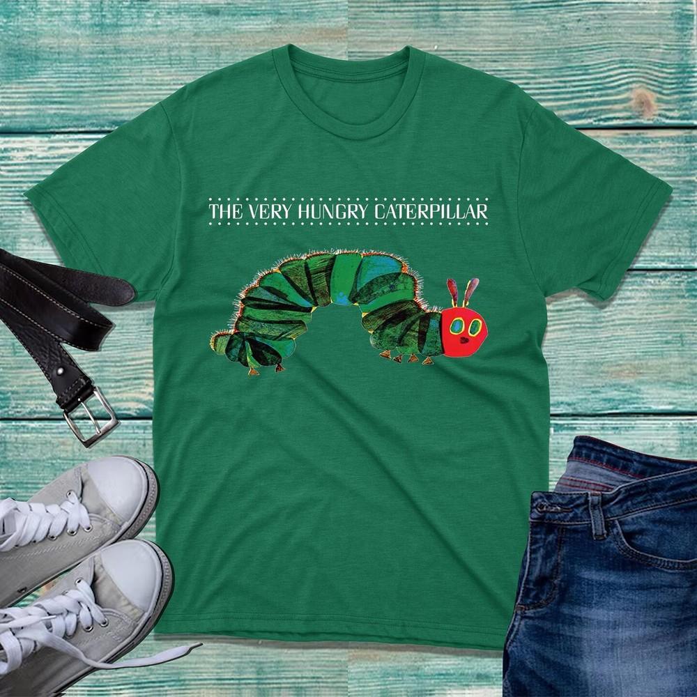The Very Hungry Caterpillar TShirt World Book Day Funny Caterpillar Unisex Top