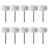 1-20PCS Jewelry Polishing Brush Cotton Wool Felt Grinding Sanding Head Abrasive Buffing Wheel 3mm Shank Drill Rotary Tool
