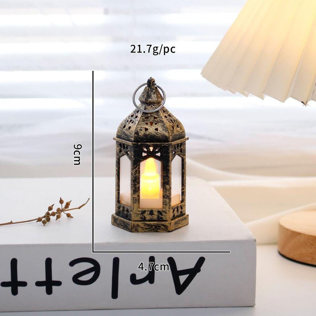 Винтажная светодиодная керосиновая лампа: Электронная свеча для украшения на Рождество, Хэллоуин, для бара и фестиваля