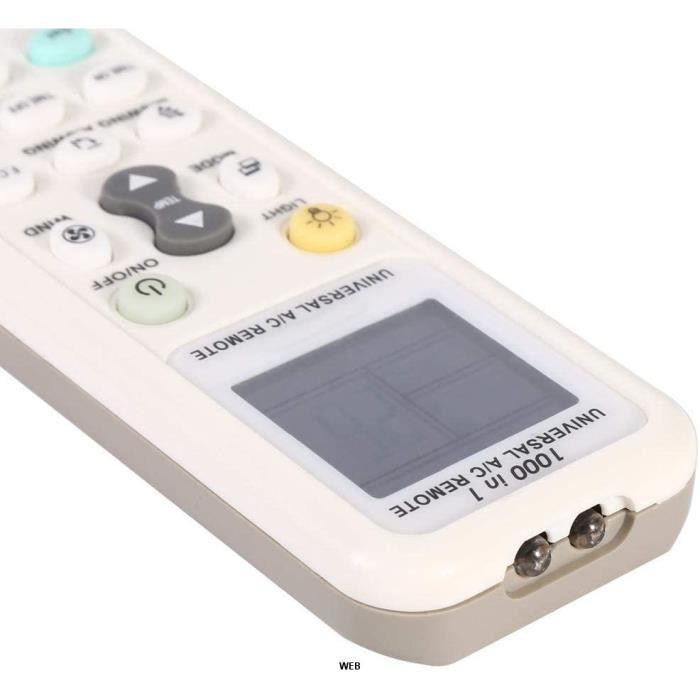 Télécommande de climatisation universelle K-1028E