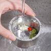 Steel Waste Drainer Water Sink Plug Sink Strainer Colander Plug Filter Basket Food Hair Stopper