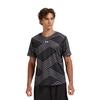Under Armour Полосатый свитер с логотипом и V-образным вырезом, короткий рукав, трикотаж и эластичные шорты, повседневный спортивный комплект 23500503-001+24500204-001
