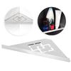 Stainless Steel Triangular Storage Shelf Shower Corner Shelf Rack Organizer for Home HotelPunching