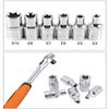 Steel Drive Sockets E4 E5 E6 E7 E8 E10 6pcs 1/4 Inch Torx Star Hand Tools