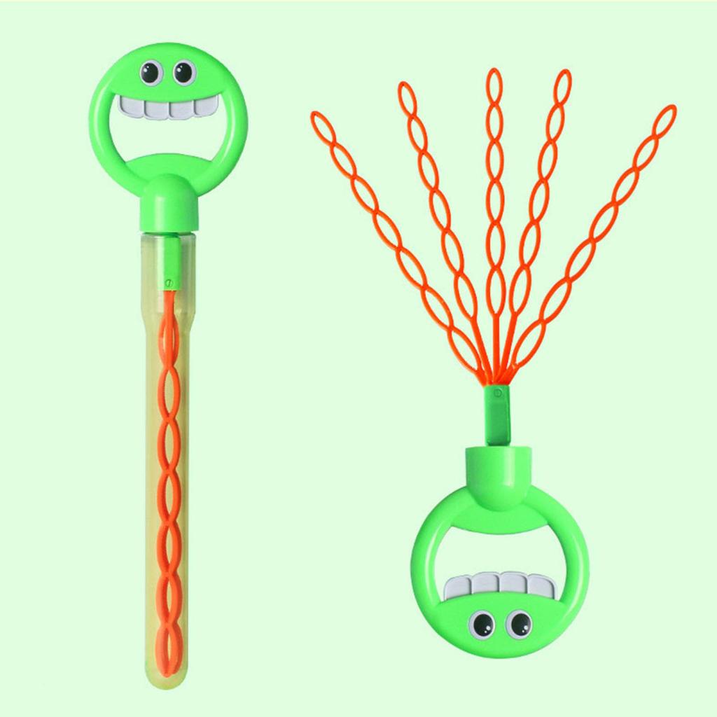 Yousheng 32-отверстия Smile Face Bubble Machine Романтический производитель пузырей с пакетами концентратов Игрушка для выдувания пузырей для детей и взрослых