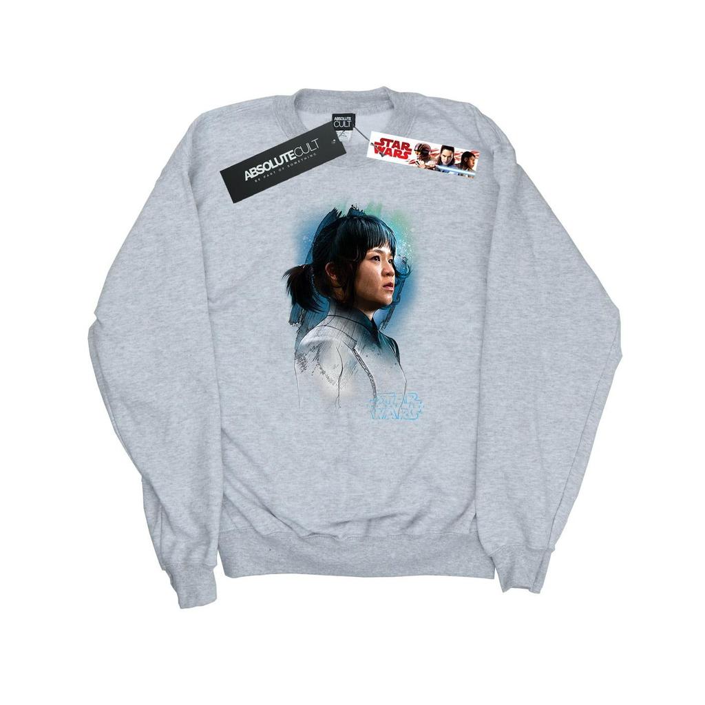 Star Wars Mens The Last Jedi Rose Tico Brushed Sweatshirt