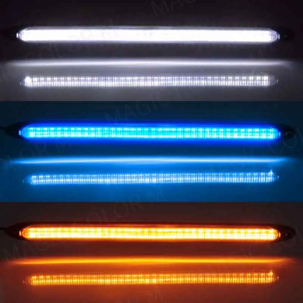 2 шт. водонепроницаемые светодиодные фары дневного света для вождения, дневные ходовые огни, плавный дневной свет