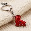 Restored 3D Roller Skate Pendant Zinc Alloy Keychain Pendant, Simulated Shape Gift Key Ring, Multiple Colors Practical Hanging Charm