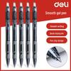 Гелевая ручка Deli Zhen S08, черная, 0,5 мм, шариковый стержень, элегантный дизайн для офиса и учебы