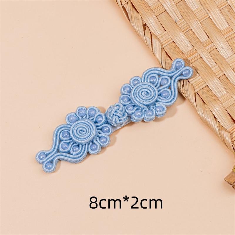 10pcs Chinese Hand-woven Cheongsam Clothing Disc Button Hanfu Clothing Decorative Fancy Buttons Accessories