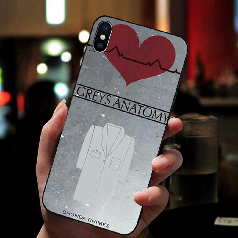 Gray's Anatomy доктор медсестра стетоскоп телефонные чехлы для iPhone 8 7 6 6S Plus X 10 5 5S SE XR XS XSMAX 11 12 pro Max Mini Shells