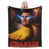 Charlie Kirk Blankets Coral Fleece Plush All Season   Multifunction Lightweight Thin Throw Blanket for Bed Office Bedding Throws