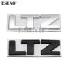 AABHC1 Car Styling 3D LTZ Metal Zinc Alloy Car Sticker Badge Body Rear Trunk Adhesive Decal Emblem for Chevrolet Silverado Cruze Spark