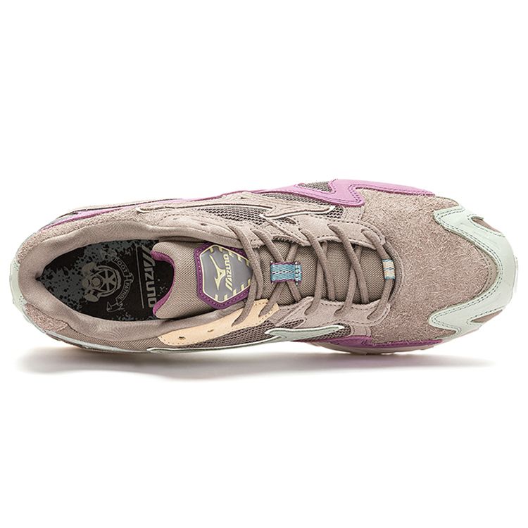Mizuno Кроссовки унисекс Footpatrol x Wave Rider 10 Grey Rust D1GD222201