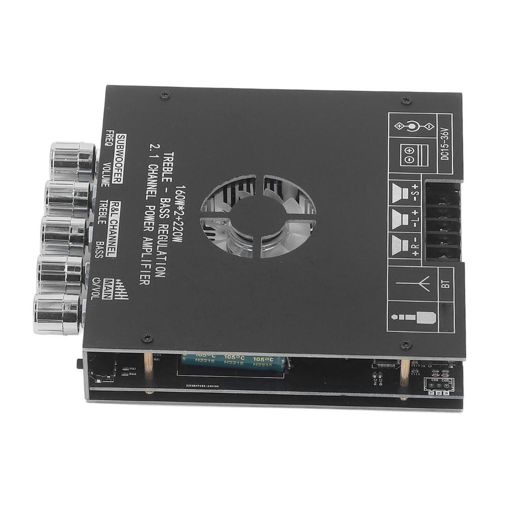 Модуль усилителя мощности звука с регулировкой высоких и низких частот, плата усилителя мощности Bluetooth для магазина