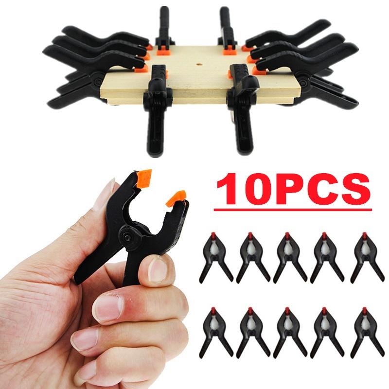10PCS 2 Inch Spring Clamps Heavy Duty Plastic Clip DIY Woodworking Tools Toggle Grip