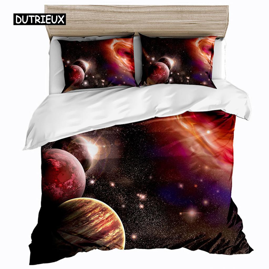Комплект постельного белья Space star 3d Galaxy Single double Twin/Queen 2pcs/3pcs комплекты постельного белья Universe Outer Space Themed