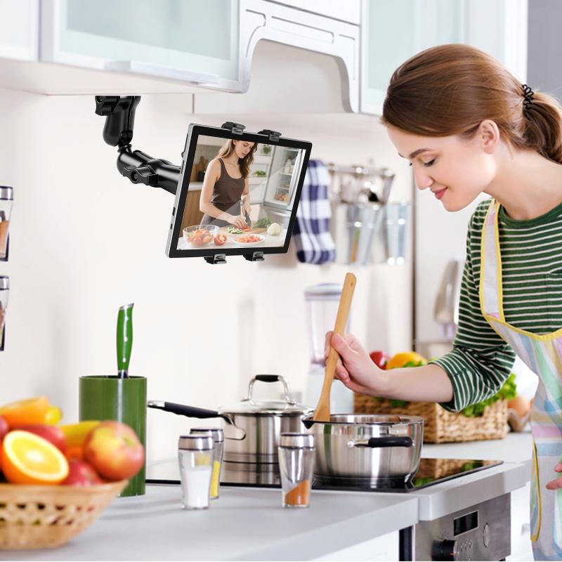Adjustable 360° Rotation Tablet Mount Multi-Scenario Dashboard Wall Desk Holder for Galaxy Tab  Truck Office Use