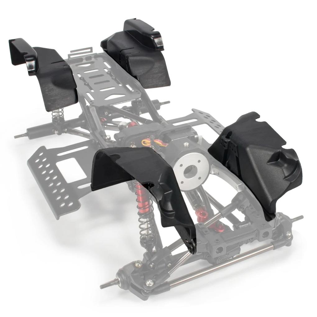 RCGOFOLLOW Plastic Mud Flaps For 1/10 Rc Mud Flaps Axial SCX10 RC Car Part RC Car Accessories Replacement Parts