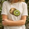 Vintage Botanical Kiwi Shirt: Antique Illustration, Soft Cotton Tee