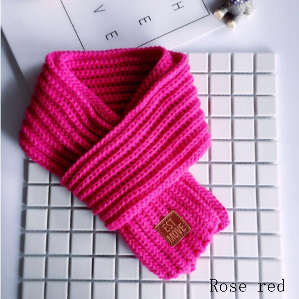 Fashion Accessories Winter Warm Neck Warmer Kids Scarf Knitting Shawl Knitted Wool