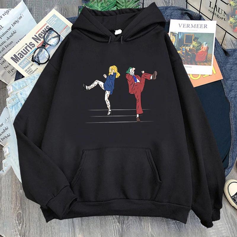 Folie A Deux Hoodie Fashion Women Graphic Kawaii Hoodies Unisex Autumn Winter Cute Pullovers Sweatshirts Korea