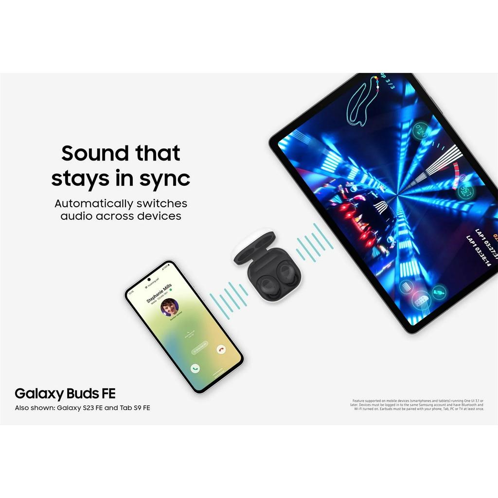 Galaxy Buds FE Bluetooth Earbuds, True Wireless With Charging Case