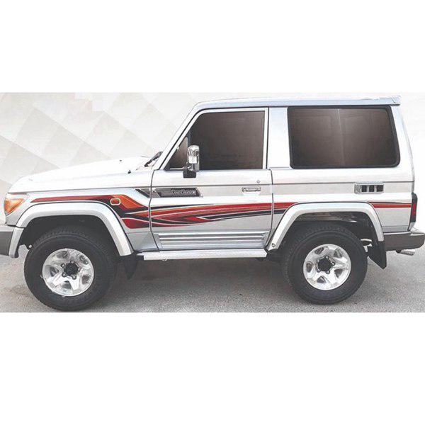 Хромированные наклейки-эмблемы на боковое крыло для Toyota Land Cruiser (4-Pack)