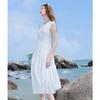 Baitu Women's Sleeveless Embroidered Dress