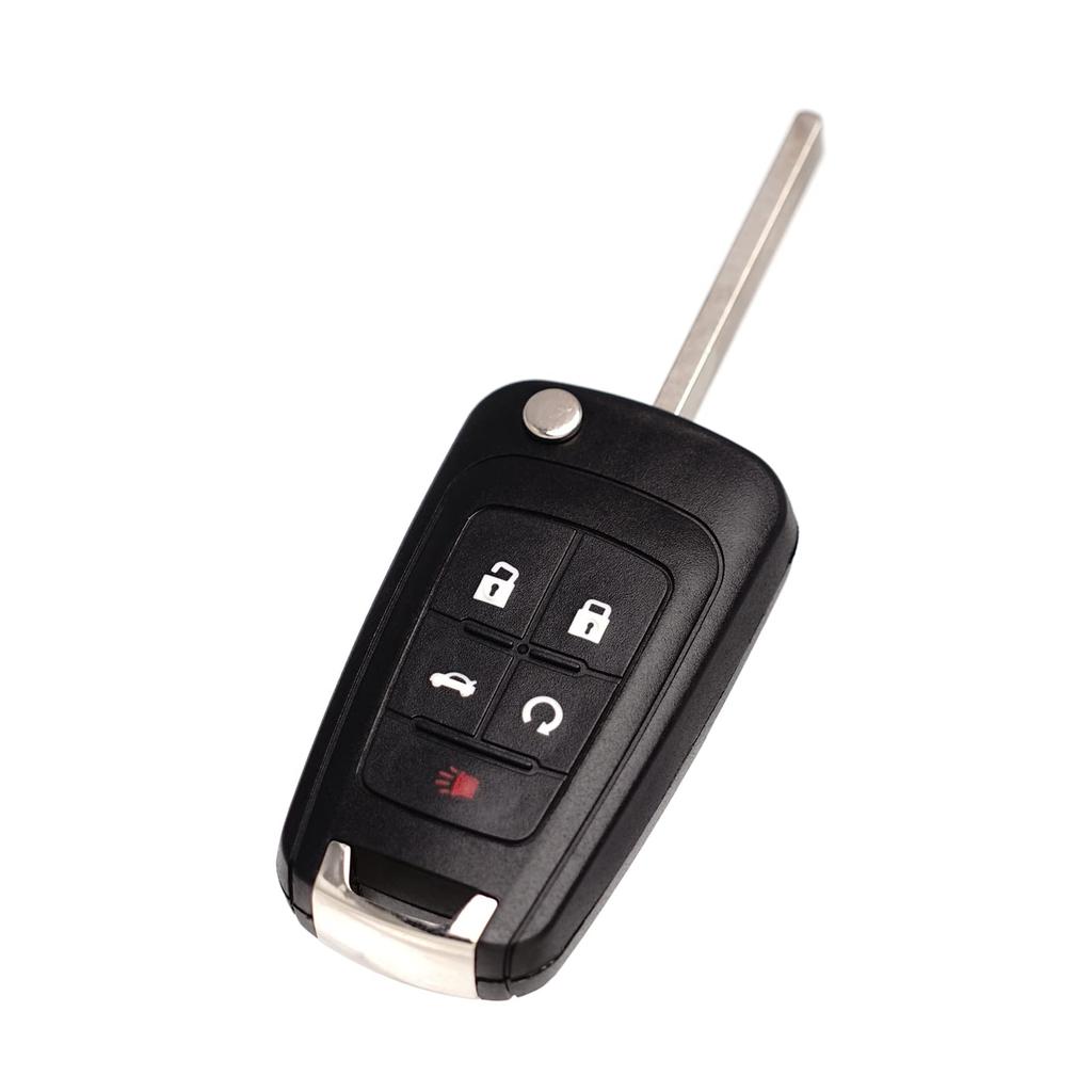 MechanMagic Remote Flip Key Fob Replacement Chevrolet Cruze Equinox Camaro Malibu Sonic Impala Buick