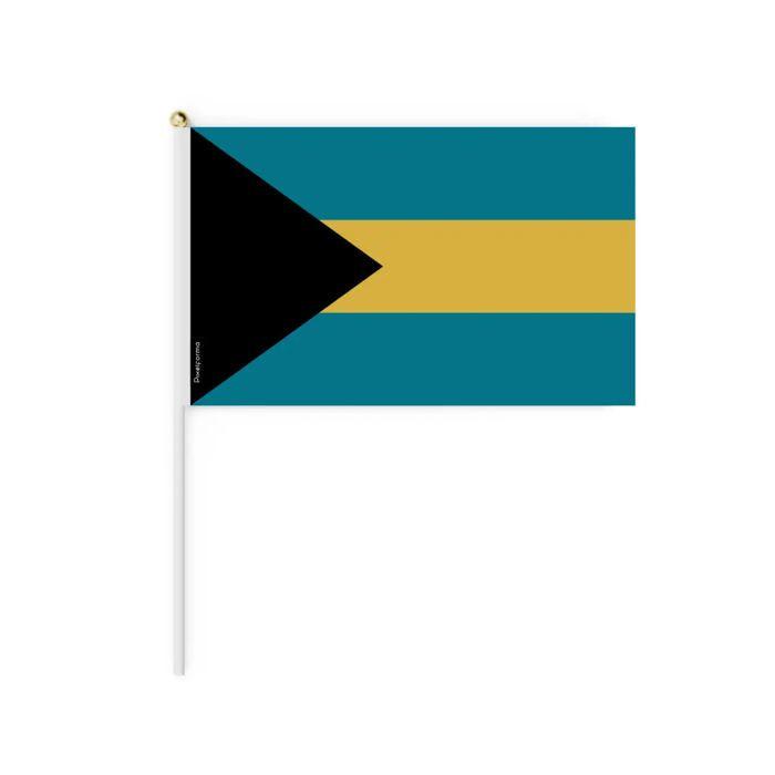 Drapeau - Bahamas - Mini Drapeau - 14 X 21 Cm - Polyester - Léger Et Résistant