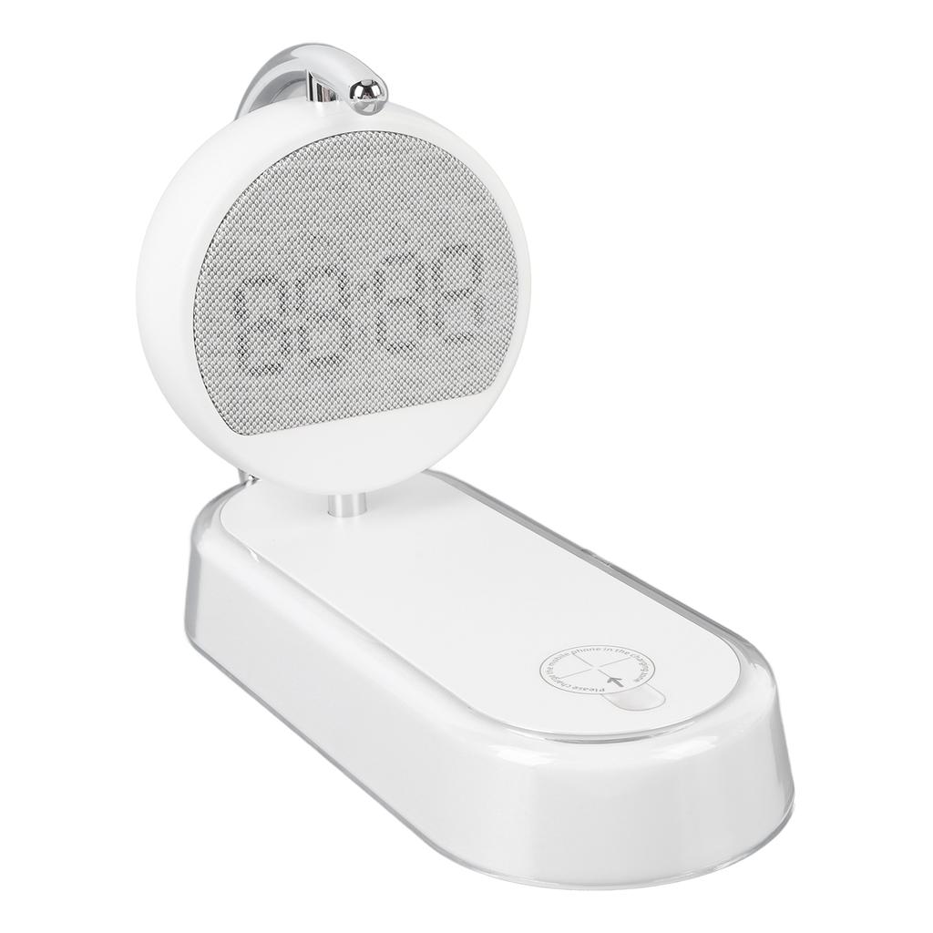 Ночник с будильником 15 Вт, беспроводная зарядка, ночной светильник для чтения для дома, офиса, общежития