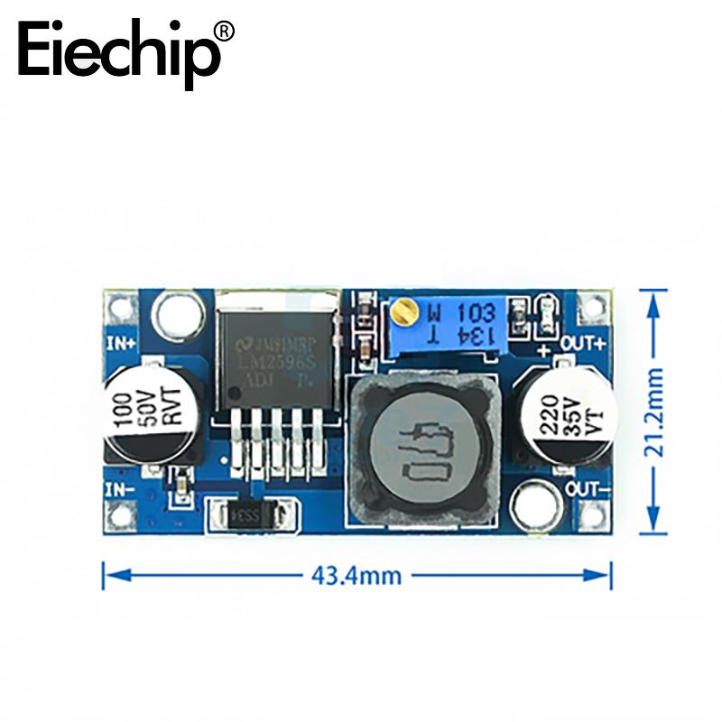 1 шт. LM2596S DC-DC понижающий модуль питания, модули 3A LM2596 регулятор напряжения DC-DC модуль
