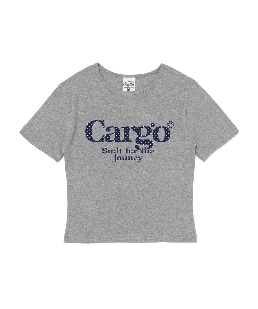 CARGOBROS ДЛЯ ЖЕНЩИН Футболка с коротким рукавом с логотипом в горошек (Серый)