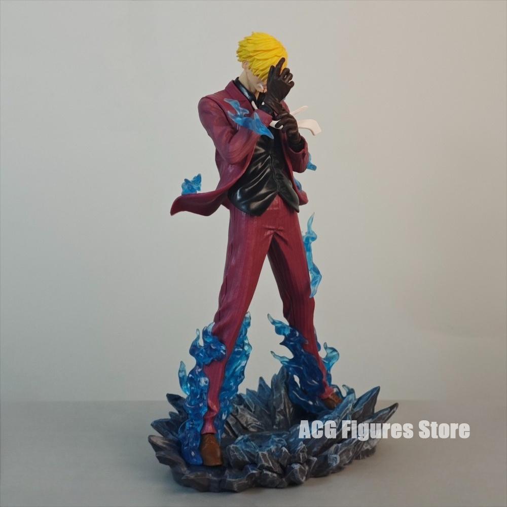 25 см/9,84 дюйма Аниме ФИГУРКА ONE PIECE Санджи Фигурки Действия ПВХ Статуя Настольное Украшение Коллекционная Модель Игрушки Подарки