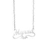 Custom Name Necklace Fashion Creative Heart Letters Stainless Steel Necklace Personalized Gift for Women Men