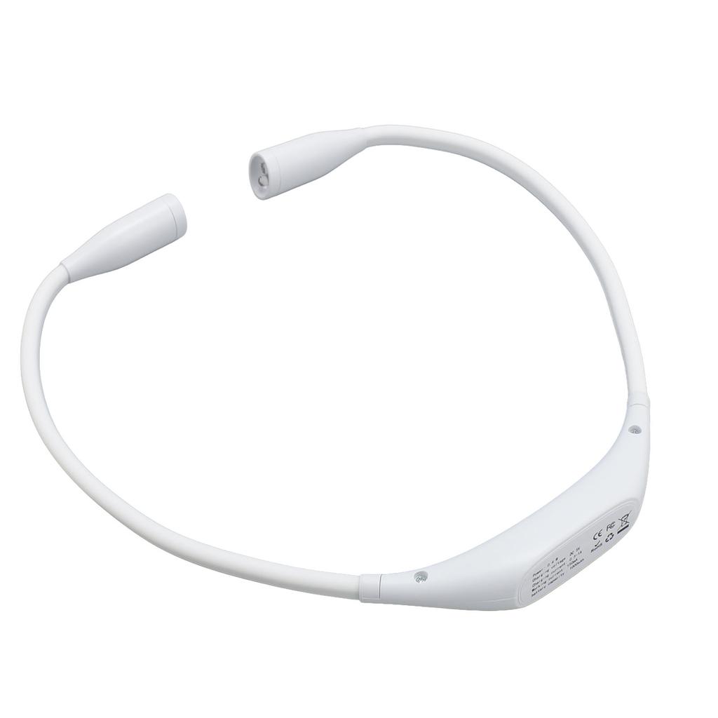 LED Neck Reading Light Professional Rechargeable 360 Degree Adjustable Crocheting Light for Reading