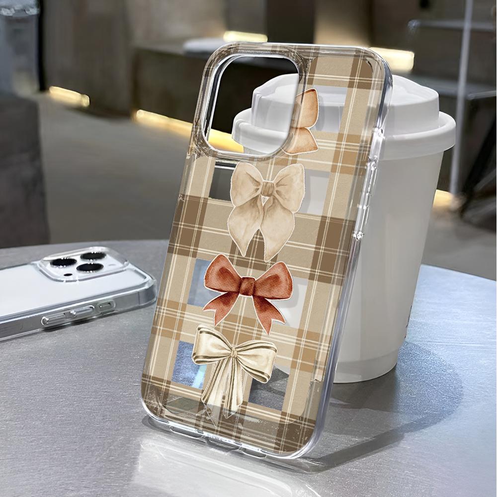 Клетчатый чехол-бампер для iPhone 17 16 15 14 13 12 11 Pro Max, противоударный, мягкий, чехол-обложка для телефона 13 Pro Max 15 16 17 Air